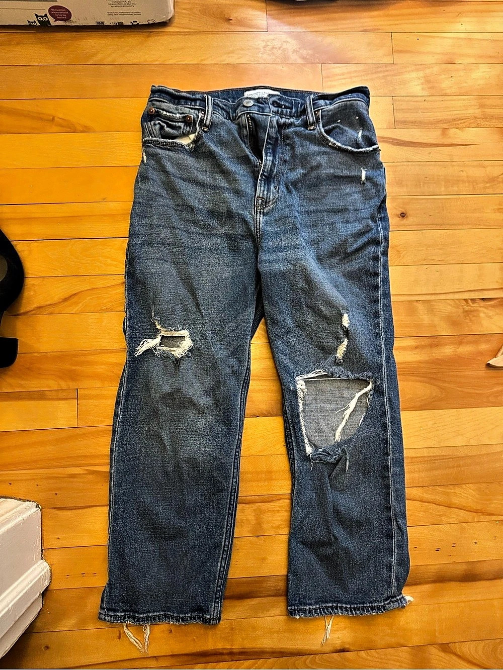 Abercrombie & Fitch The Ankle Straight Ultra High Rise Jeans Waist 29